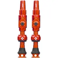 Muc Off - Tubeless Valves Big Bore Lite - Válvula de bicicleta size 35 mm, naranja