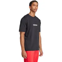Adidas Camiseta funcional 'Essentials' negro / blanco