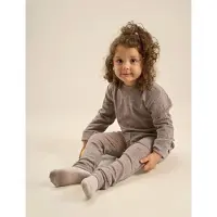 Mikk-Line - Kid's Merino Wool Legging - Ropa interior merino size 128, marrón