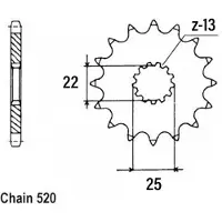 Sifam Piñón Delantero 12427cz14