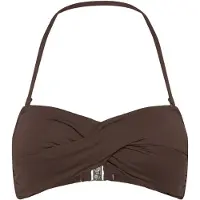 Seafolly - Women's Collective Twist Bandeau - Parte superior de bikini size 44, blanco