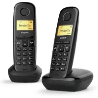 Gigaset Teléfono Fijo Inalámbrico A270 Duo