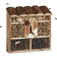 Northix Hotel para insectos colgante, "Bug House" para abejas silvestres o mariposas, nido para escarabajos