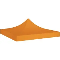 Prolenta Maison Exclusive: Toldo para fiesta, 2x2 metros, color naranja, 270 g/m²