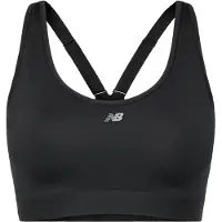 New Balance Nb Essential Run Bra Black Talla: S (D-DD) | Sujetadores Deportivos Outlet | Mujer | Negro