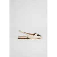 Lk bennett Frieda Flats Ecru Talla: 35 | Bailarinas Outlet | Mujer | Marrón