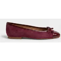 Lk bennett Kara Flats Burgundy Talla: 36 | Bailarinas Outlet | Mujer | Marrón