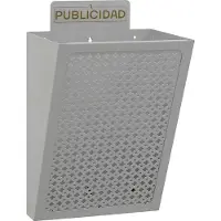 Arregui E-2302, de montaje en pared, acero, plateado, de un solo color, 220 mm, 190 mm