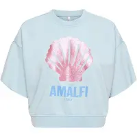 ONLY Sudadera 'ONLCapri' azul cielo / azul pastel / altrosa
