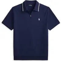 Ralph Lauren para hombre. 710B19737003 Polo estampado con manga corta marino (M), Casual, Algodón, outlet 2026.