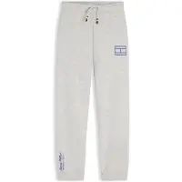 Tommy Hilfiger Pantalón 'Outline Flag Wide Cuffed Leg' azul / gris moteado