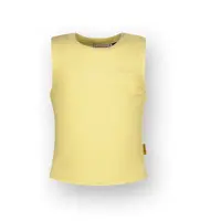 Vingino Girls Basic-crop Rib Top Top Summer Yellow Talla: 4 | Outlet | Unisex | Amarillo