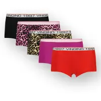 Vingino Girls G-so26-8 Animal 5 Pack Hipster Aster Pink Talla: XXS | Ropa Interior Outlet | Unisex | Rosa