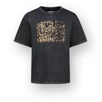 Vingino Girls Hannemiek T-shirt Washed Black Talla: 2 | Camisetas Outlet | kids | Negro