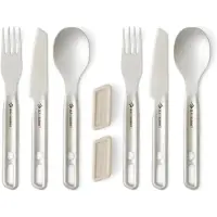 Sea to Summit - Detour Stainless Steel Cutlery Set - Juego de cubiertos size 2 Person - 6 Pieces, blanco/gris