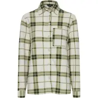 Oxmo Chaqueta polar 'Chia' crema / verde / verde claro