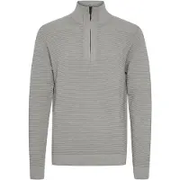 !Solid Jersey 'Valencia' gris claro / negro