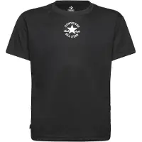 Converse Camiseta negro / blanco