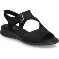 Gabor Sandalias 'Sandale Damen 82.803.47 Nubukleder in schwarz' negro