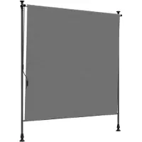 Syfax Cortina de Rodillo Exterior Gris Claro 100 x 270 cm