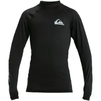 Quiksilver - Kid's Everyday UPF50 L/S - Lycra size 8, negro