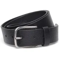 Calvin Klein Round Buckle 35mm Belt Black/antique Silver Talla: 90 | Cinturones Outlet | Hombre | Gris