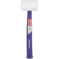 Big Buy Cooking Maza de goma Workpro, color azul y blanco