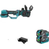 OEM Motosierra eléctrica a batería, 30 centímetros (12 pulgadas), motor sin escobillas, diseño telescópico, juego de 2 baterías