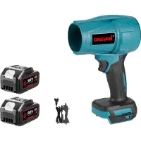 OEM Soplador eléctrico, 2000W de potencia, motor sin escobillas, juego de 2 baterías