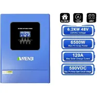 OEM Inversor híbrido solar, onda sinusoidal pura, carga MPPT, cargador solar de 120A con Wi-Fi, conexión en paralelo, 220-240V