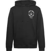 Lyle & Scott Ship Insignia Graphic Hoodie Jet Black Talla: M | Sudaderas con Capucha Outlet | Hombre | Negro