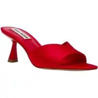 Steve madden Ivie Mules Red Satin Talla: 37 | Pumps Outlet | Mujer | Rojo
