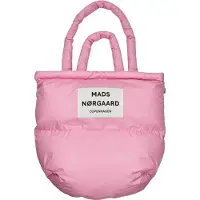 MADS NORGAARD COPENHAGEN Shopper rosa / blanco
