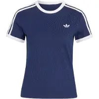 Adidas Originals Camiseta '3 STRIPES SLIM' azul oscuro / blanco
