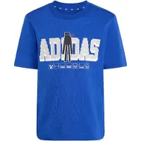 Adidas Camiseta funcional 'x Minecraft' azul / gris claro / negro / blanco