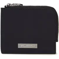 Karl Lagerfeld Cartera ' Ikon Nylon Kleines Klappportemonnaie ' negro