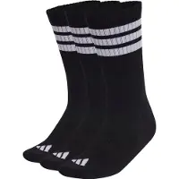 Adidas Calcetines '3-Stripes Cushioned Crew 3 Pair Pack' negro / offwhite