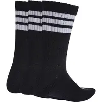 Adidas Calcetines '3-Stripes Cushioned Crew 3 Pair Pack' negro / offwhite