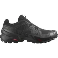 Salomon - Zapatillas de trail - Speedcross 6 Gtx Black/Black/Phantom - Talla 40 2/3 - Negro