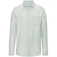 John devin Camisa verde claro / blanco