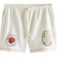 Next Pantalón ecru / azul claro / amarillo / rojo