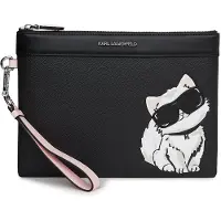 Karl Lagerfeld Bolso de noche 'Ikon Choupette' negro