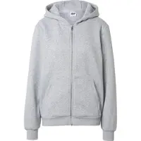 Urban Classics Sudadera con cremallera gris moteado