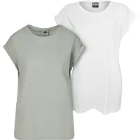 Urban Classics Camiseta menta / blanco