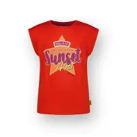 Vingino Girls Hosie T-shirt Breeze Red Talla: 6 | Camisetas Outlet | Unisex | Rojo