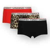Vingino Girls G-so26-6 Animal 3 Pack Hipster Breeze Red Talla: XXS | Ropa Interior Outlet | Unisex | Rojo