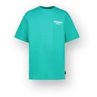 Vingino Boys T-shirt Basic Boxy T-shirt Fearless Turquoise Talla: 12 | Camisetas Outlet | kids | Cian