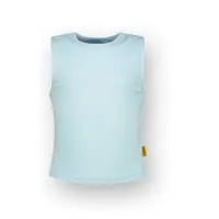 Vingino Girls Basic-crop Rib Top Top Powder Blue Talla: 10 | Ropa Deportiva Outlet | Unisex | Azul