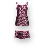 Vingino Girls G-so26-1 Animal Singlet Set Underwear Set Aster Pink Talla: XXS | Ropa Interior Outlet | Unisex | Rosa