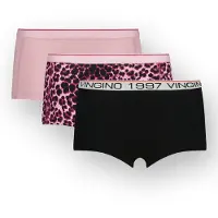Vingino Girls G-so26-2 Animal 3 Pack Hipster Shimmer Pink Talla: XXS | Ropa Interior Outlet | Unisex | Rosa